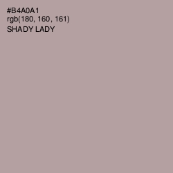 #B4A0A1 - Shady Lady Color Image